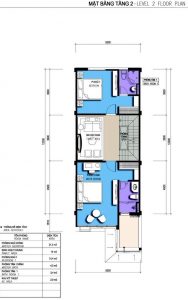 Tầng 2 nhà liền kề Lyly Homes Gamuda