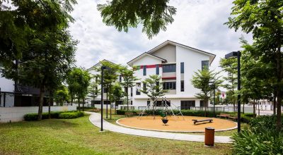 Không gian trong khu biệt thự Gamuda