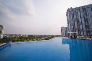 bể bơi chung cư the zen gamuda