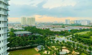 Không gian xanh khu đô thị Gamuda Garden