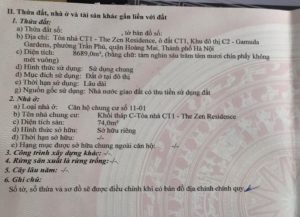 The Zen Residence sở hữu lâu dài