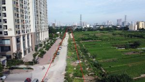 Đường đi chung cư Gelexia Riverside