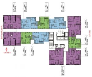 Mặt bằng tòa B chung cư Zen Gamuda