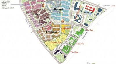 Vị trí các khu liền kề gamuda st5