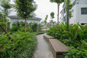 Lối dạo bộ nhà liền kề Gamuda st3