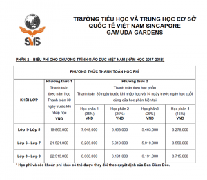 hoc-phi-sis-gamuda-gardens-chuong-trinh-viet-nam