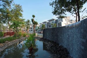 Cảnh quan khu liền kề gamuda