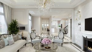 Nội thất biệt thự đơn lập gamuda