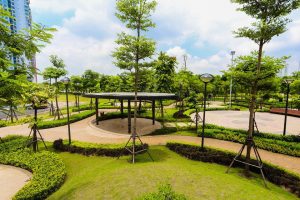Khuôn viên công viên cây xanh The Zen Residence