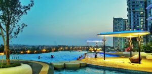 bể bơi ngoài trời the zen residence