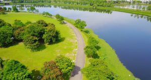 Đường dạo bộ công viên Yên Sở