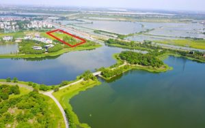 Vị trí dự án chung cư The dandelion trong công viên yên sở