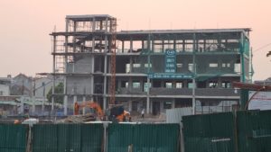 tiến độ trường chất lượng cao Yên Sở