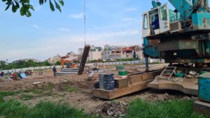 Tiến độ xây dựng trường chất lượng cao Yên Sở