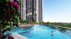 Bể bơi vô cực Central Residence