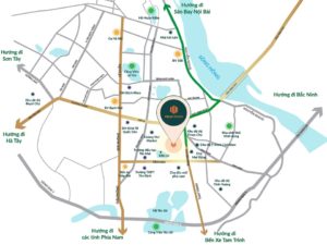 Vị trí dự án Feliz Home Hoàng Mai