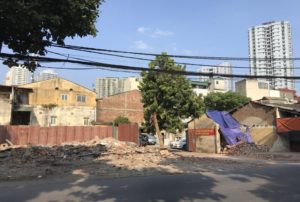 giải phóng mặt bằng đường Tam Trinh