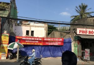 Tiến độ giải phóng mặt bằng đường Tam Trinh