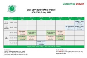 Học phí nhảy dance zumba tại club house gamuda