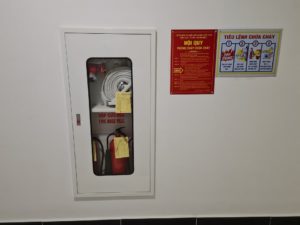 các thiết bị Phòng cháy chữa cháy tại chung cư gamuda