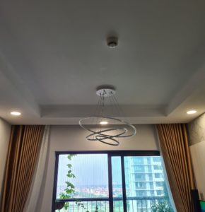 Thiết bị báo cháy khói tại căn hộ The Zen Gamuda