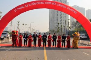 khánh thành đường 600m2 gamuda gardens