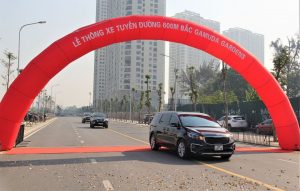 lễ thông xe đường kết nối gamuda gardens với đường tam trinh