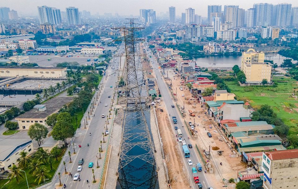 tiến độ xây dựng đường Tam Trinh 2026